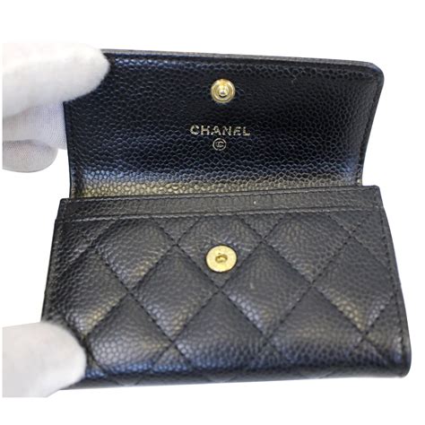 chanel designer card holder|Chanel card holder with flap.